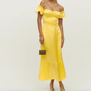 Yellow Reformation Dress